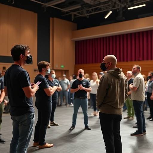 Actors rehearsing a scene thumbnail